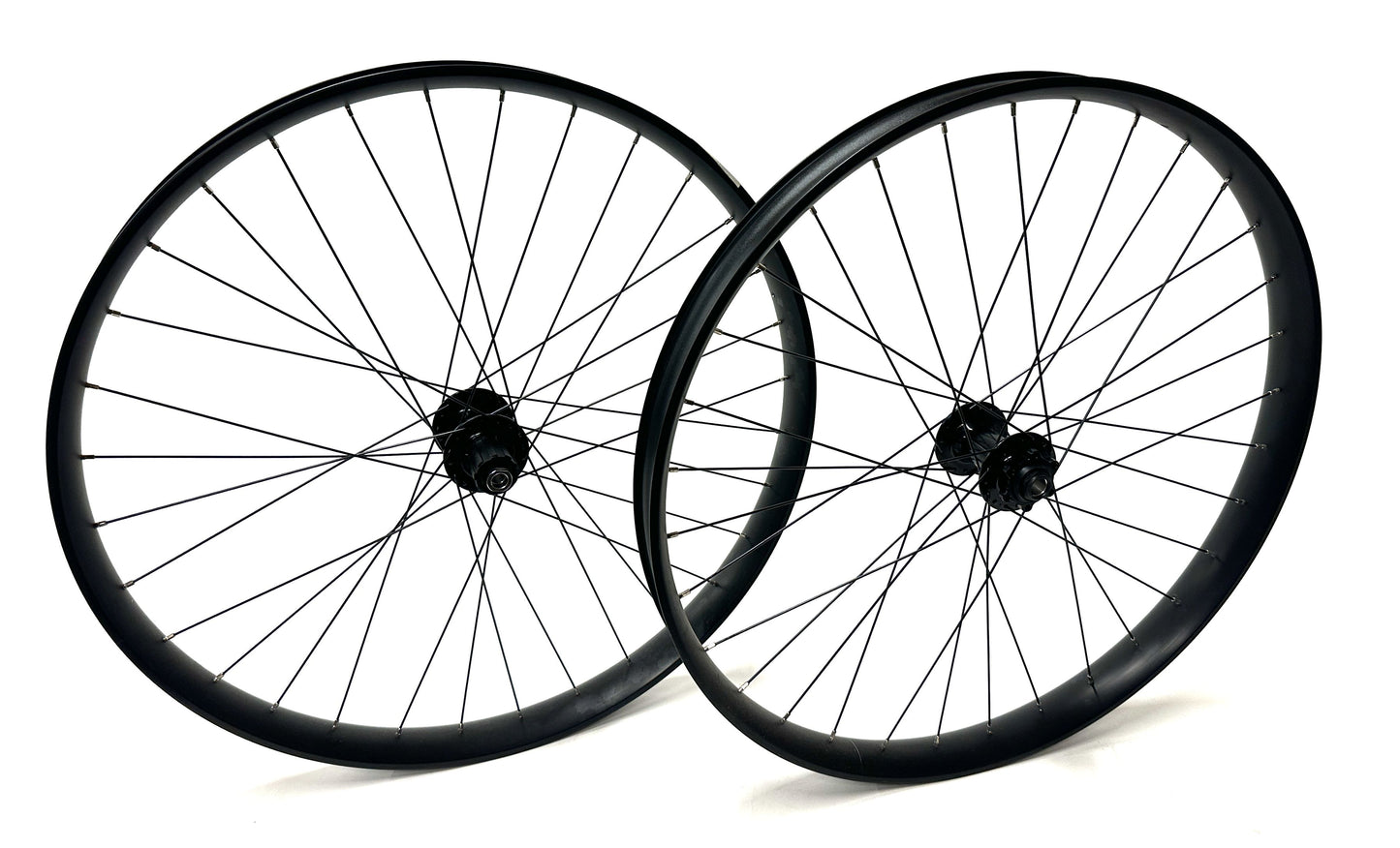 Alloy 27.5" BOOST 110x15 148x 2 Rear 50mm wide rim HG 8-10 Disc 32h Wheelset New