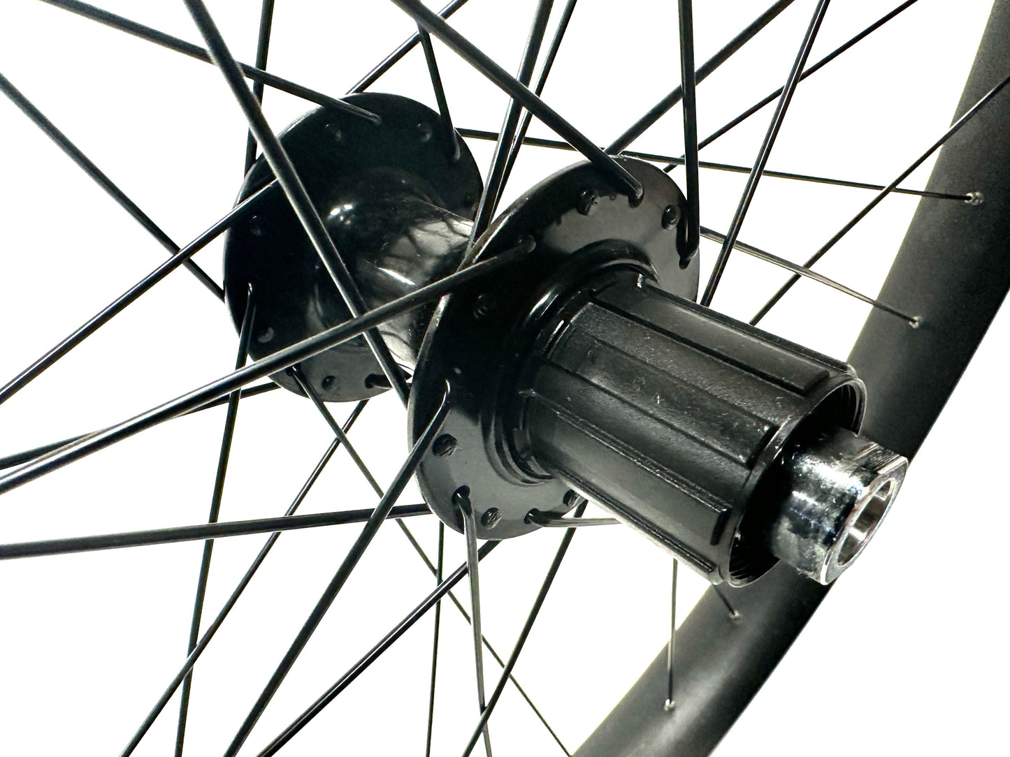 Alloy 27.5" BOOST 110x15 148x 2 Rear 50mm wide rim HG 8-10 Disc 32h Wheelset New