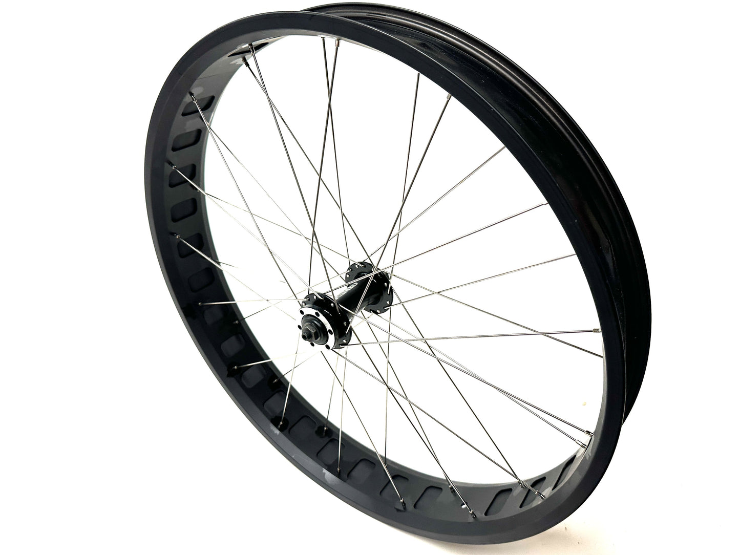 Framed 26" Fat Bike Alloy Front Wheel 140mm 6 bolt Disc Quick Release QR NEW