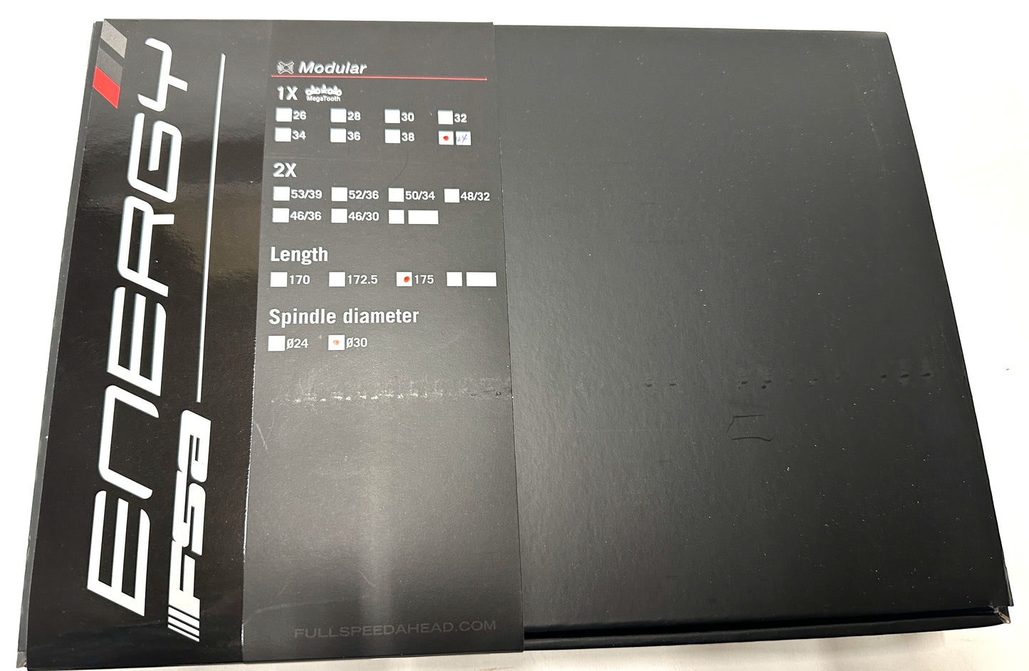 FSA Energy AGX+ 1X Modular 386EVO Gravel Crankset 175mm 11-Speed 44t New