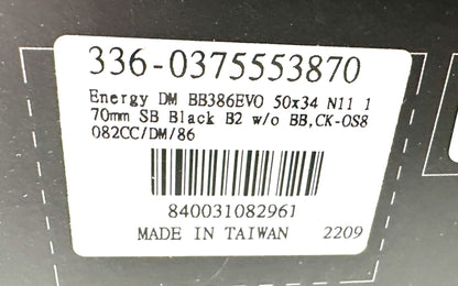 FSA Energy Modular BB386EVO Road Gravel Crankset 170mm 9/10/11/12 50/34t New - Random Bike Parts