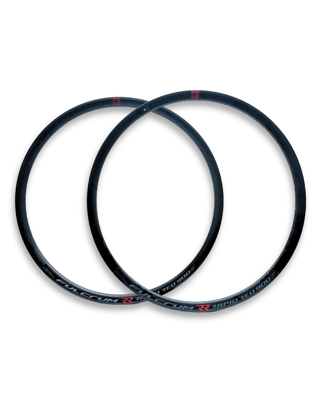 Fulcrum Rapid Red 900 650B clincher rim, 22mm internal width, 28h spoke holes, disc brake compatible, 510g