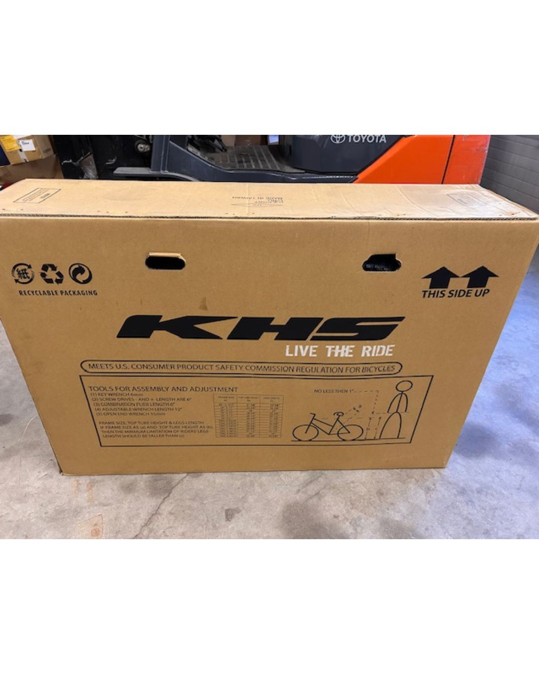 2025 KHS FS-7500 carbon full suspension 27.5 inch enduro mountain bike small