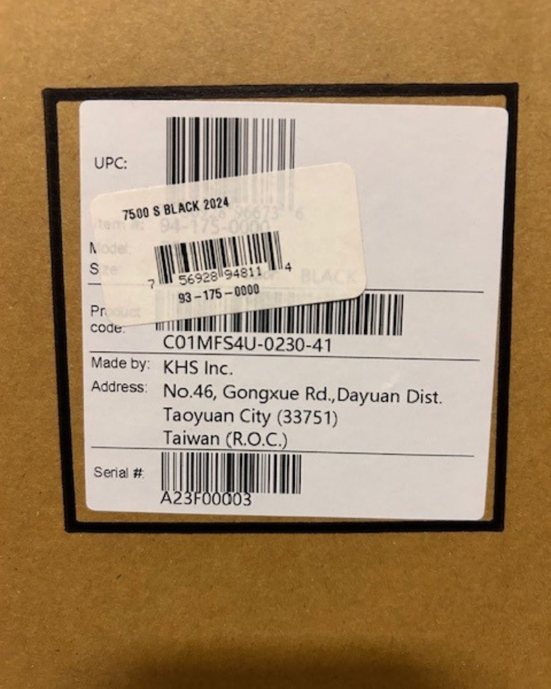 2025 KHS FS-7500 carbon full suspension 27.5 inch enduro mountain bike small