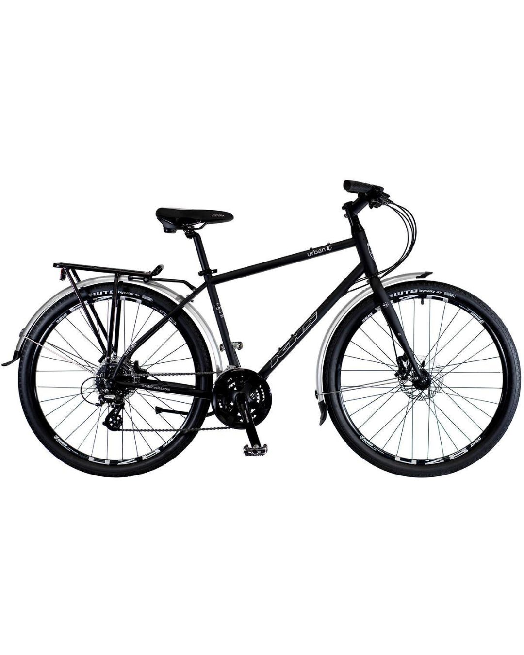 2025 KHS Urban X SC-100 650B 27.5 inch commuter bike large matte black