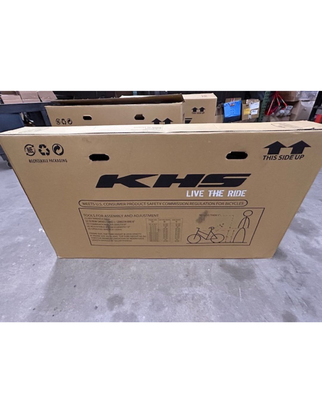 2025 KHS Urban X SC-100 650B 27.5 inch commuter bike large matte black