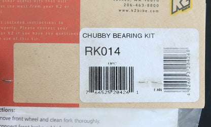 K2 NOLEEN Pro-Flex RK014 Chubby Bearing Rebuild Kit NEW - Random Bike Parts