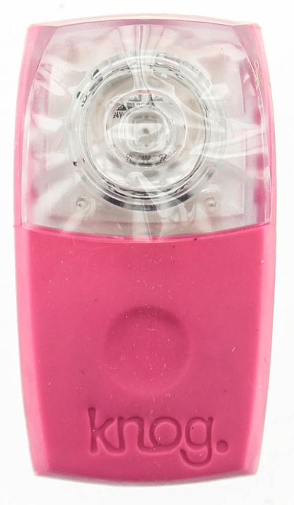 KNOG BOOMER Wearable Bike Rear Pink W/ RED LED Light 7 Lumens 4 Mode 600m NEW - Random Bike Parts