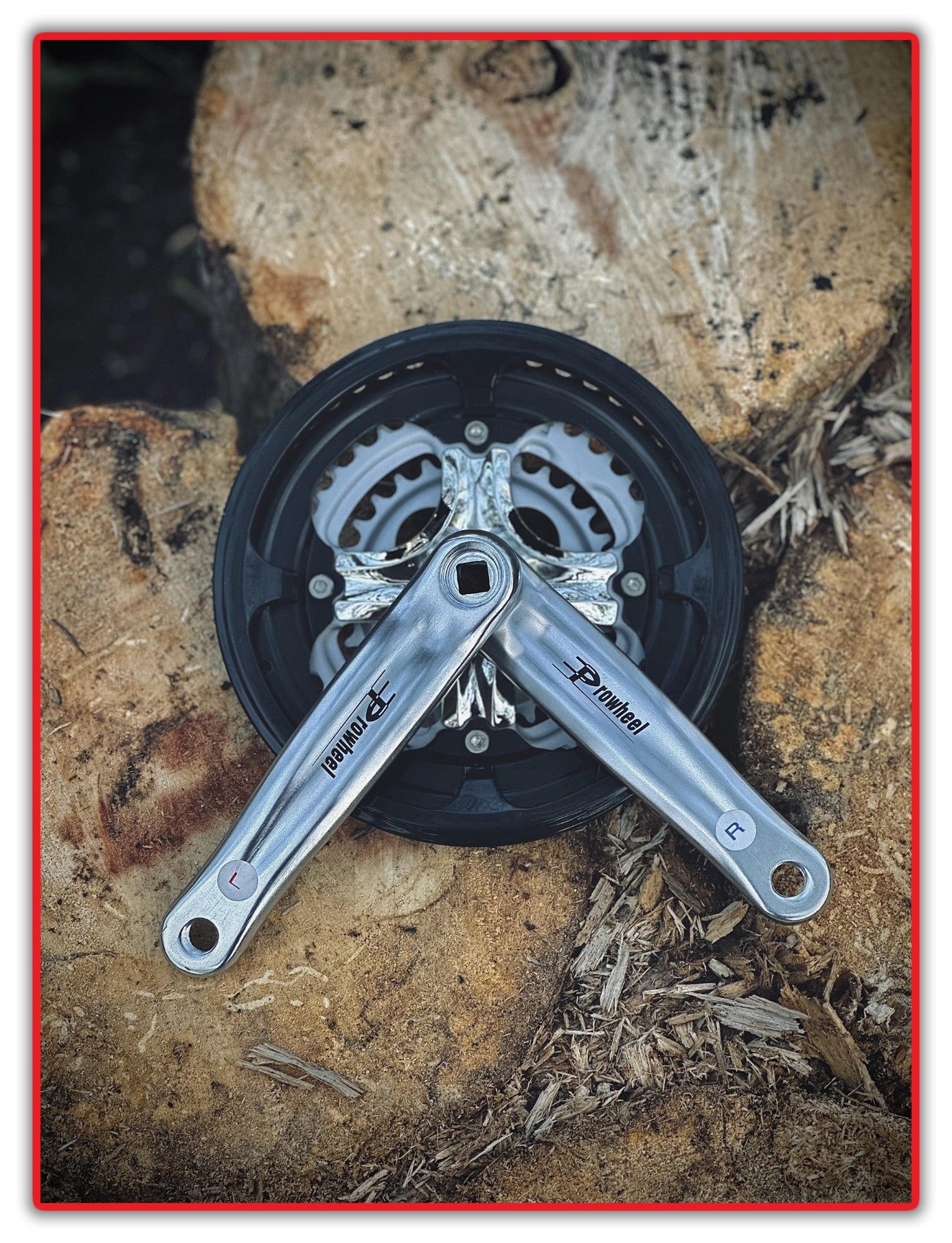 ProWheel 48/38/28T 7/8 Speed Square Taper Hybrid Bike Crankset 170mm NEW