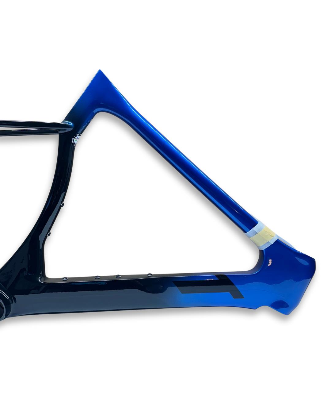 3T New Strada 1X XS carbon road frame navy black with fork and seatpost