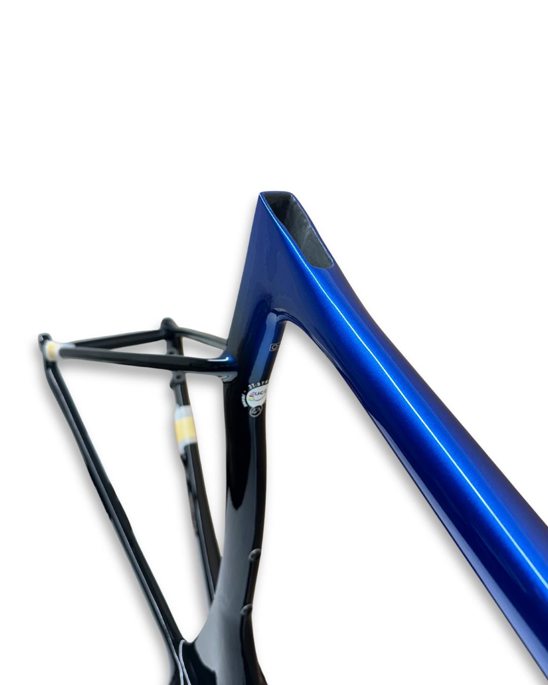 3T New Strada 1X XS carbon road frame navy black with fork and seatpost
