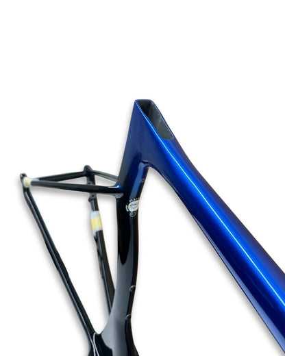 3T New Strada 1X XS carbon road frame navy black with fork and seatpost