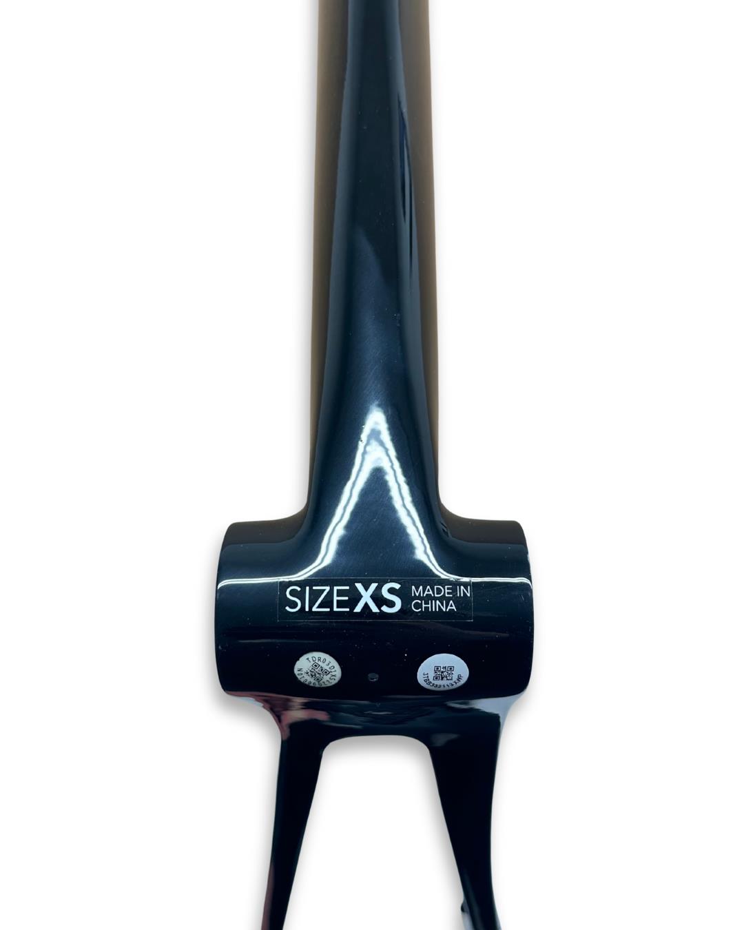 3T New Strada 1X XS carbon road frame navy black with fork and seatpost