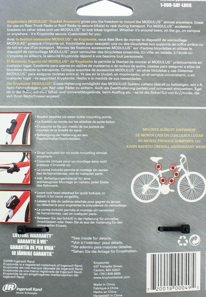KRYPTONITE MODULUS Accessory Bracket Bike NEW - Random Bike Parts