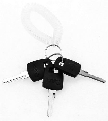 Knog Kabana Cable Bike Lock 740mm Keyed Black Silicone Steel Cable New - Random Bike Parts