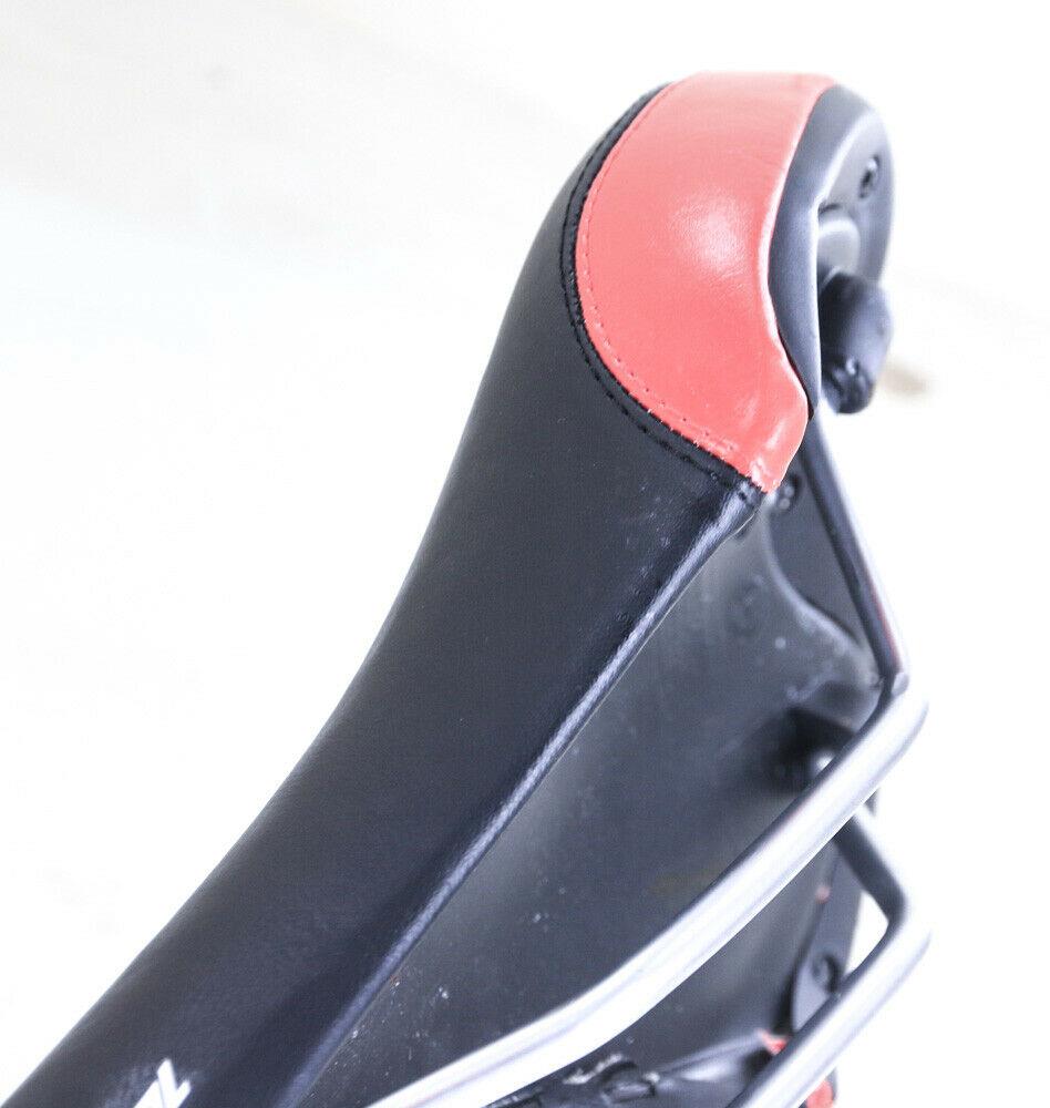 Sundeal Hybrid Comfort Bike Seat Saddle Red Black Standard Rails 270 x 155mm NEW
