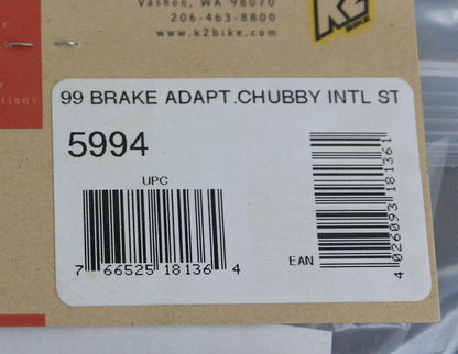 K2 NOLEEN 5994 Disc Brake Adapter Chubby Int'l Standard - Random Bike Parts