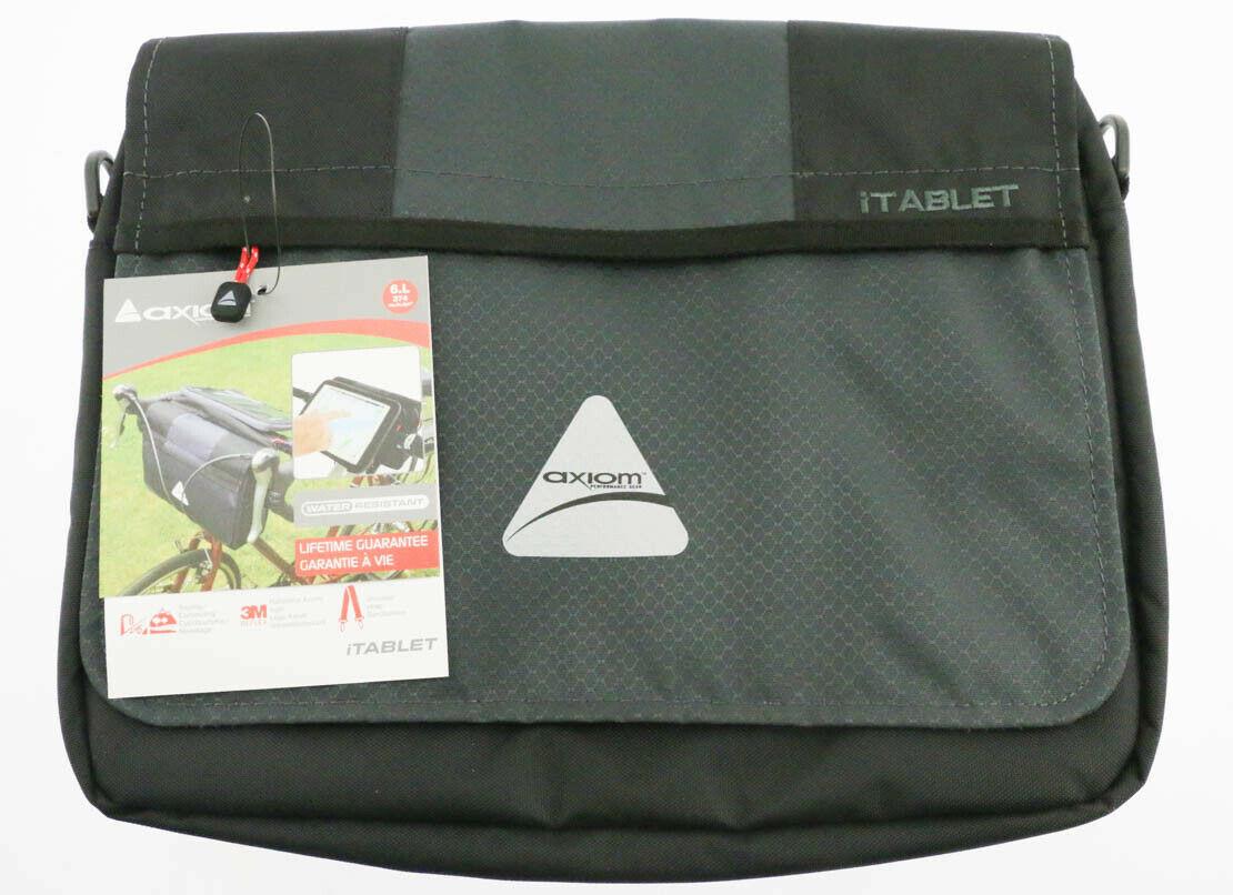 Axiom iTablet iPad Road / MTB Bike Handlebar or Pannier Bag + Shoulder Strap NEW
