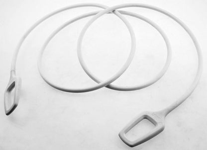 Knog Ring Master 2.2M Bike Cable Bike Silicone Over-Moulded White 10mm Steel NEW - Random Bike Parts