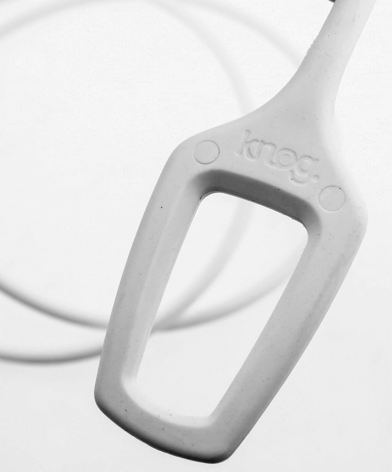 Knog Ring Master 2.2M Bike Cable Bike Silicone Over-Moulded White 10mm Steel NEW - Random Bike Parts