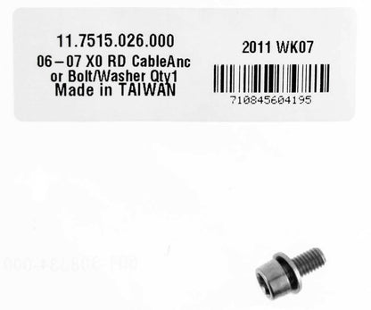 SRAM X0 Rear Derailleur Cable Anchor Bolt/Washer MTB Bike 11.7515.026.000 NEW