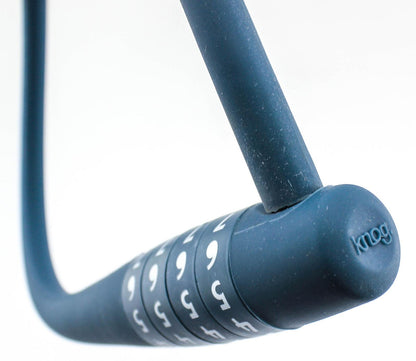 Knog Party Combo 620mm Cable Combination Bike Lock Braided Steel Indigo New - Random Bike Parts