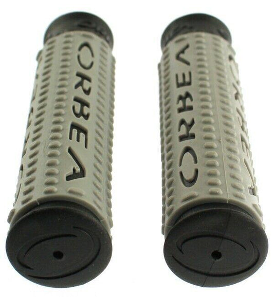 VELO ORBEA Logo Bicycle Bike 22.2 Handlebar MTB Grips Pair Grey/Black