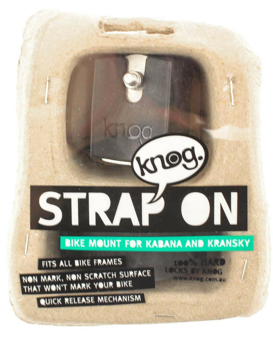 KNOG STRAP ON QR Bike Lock Mount Bracket For KABANA / KRANSKY Universal NEW - Random Bike Parts