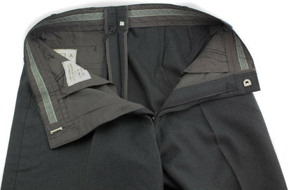 Vintage Dress Slacks Pant Wool Blend Men's Grey Size 31 1/2 x 30" Hemmed NEW