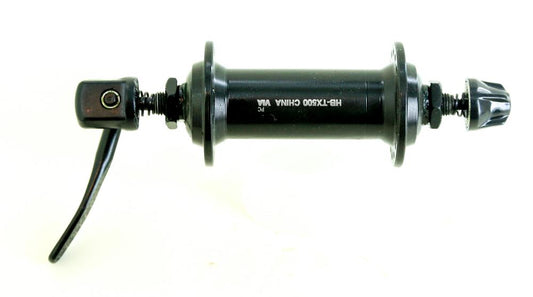 SHIMANO HB-TX500 32h Hole Front Bike Wheel Hub Black QR NEW