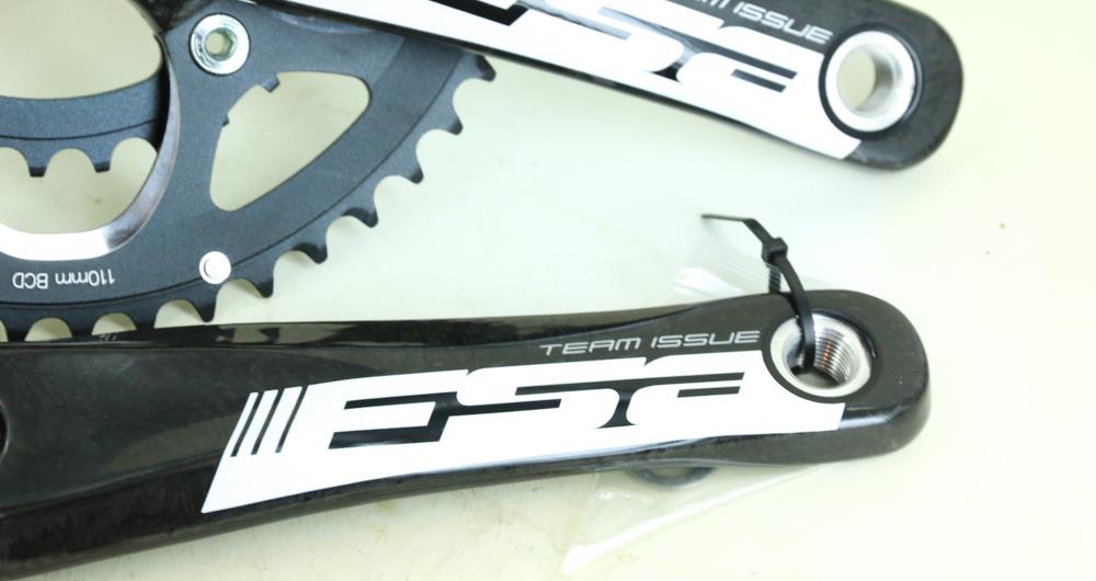 FSA Team Issue Carbon Road Bike Crankset 50/34T 170mm Mega Exo 24mm S10 NEW NOS - Random Bike Parts