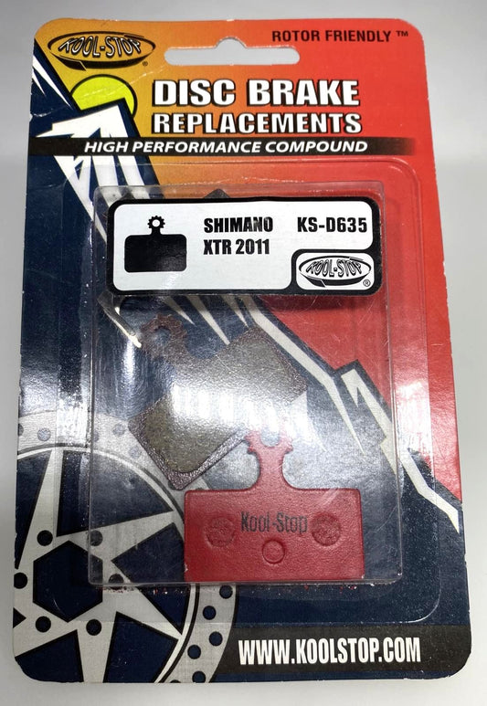 Kool Stop KS-D635 Red Semi-Metallic Shimano Bike Disc Compatible Disk Brake Pads - Random Bike Parts