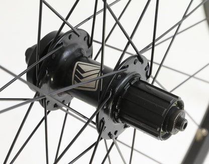 Jalco X320 MTB 26'' Mountain Bike Wheelset Disc Black 8-11s New Blemished - Random Bike Parts