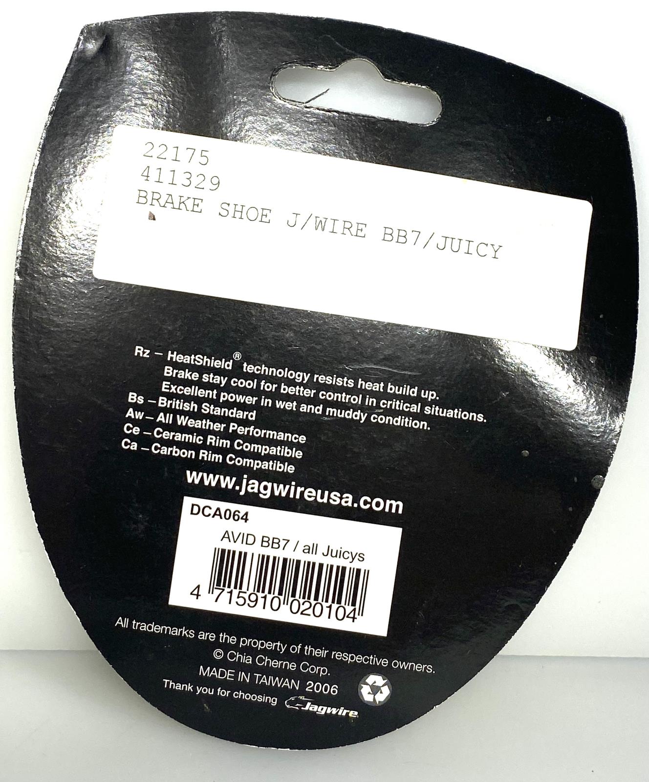 Jagwire DBL451 RZ Comp Sport Semi-Metallic Disk Disc Bike Brake Pads New NOS - Random Bike Parts