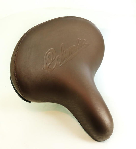 Columbia YJ-1137 Comfort Cruiser Hybrid Bike Wide Spring Saddle / Seat Brown NEW