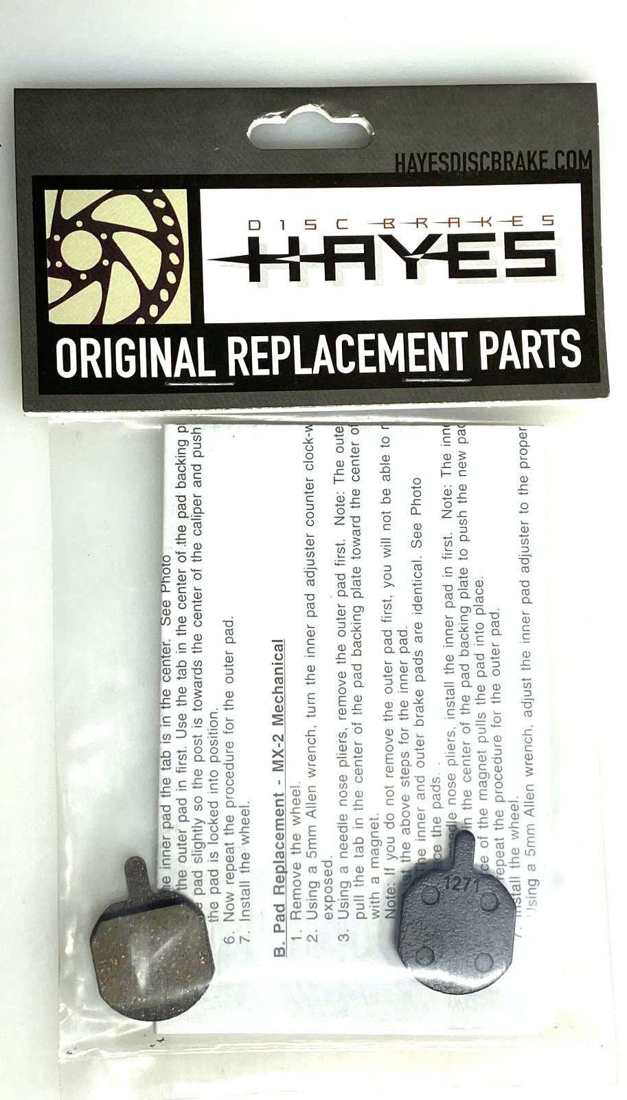 Hayes Black Semi-Metallic Disk Disc Bike Brake 1271 Pads New Old Stock NOS - Random Bike Parts
