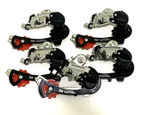 LOT OF 5 Shimano Tourney RD-TZ40 6/7/8 Axle Mount Bike Rear Derailleur NEW