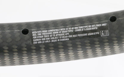 2 Mavic 700c CXP Pro 25 20 Hole Carbon Road CX Bike Rims UST Tubeless Disc NEW - Random Bike Parts