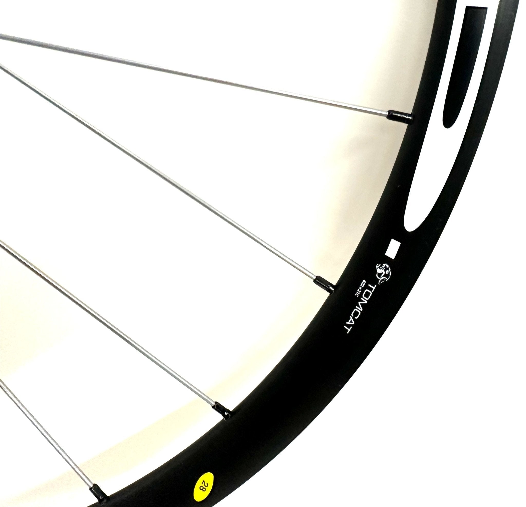 HED TOMCAT 622 x 21c 700c Disc 24 h Front Road Bike Alloy Wheel QR Bla ...