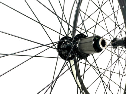 29er 700c Disc Wheelset U28 15x100 Thru Axle Front 12x142 Thru Axle Rear New - Random Bike Parts