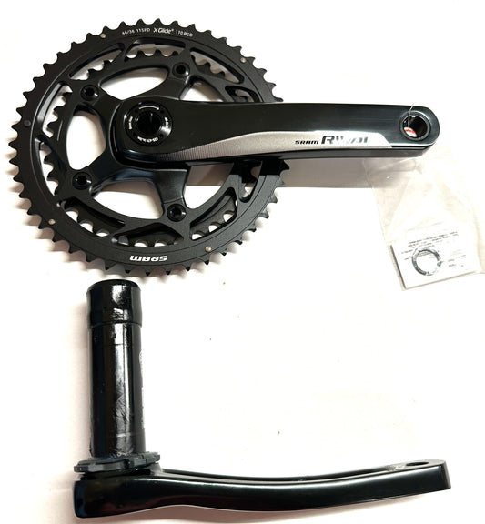 SRAM RIVAL 2 x 11 Speed Alloy Road Bike Crankset BB30 / PF30 170mm 46/36T NEW