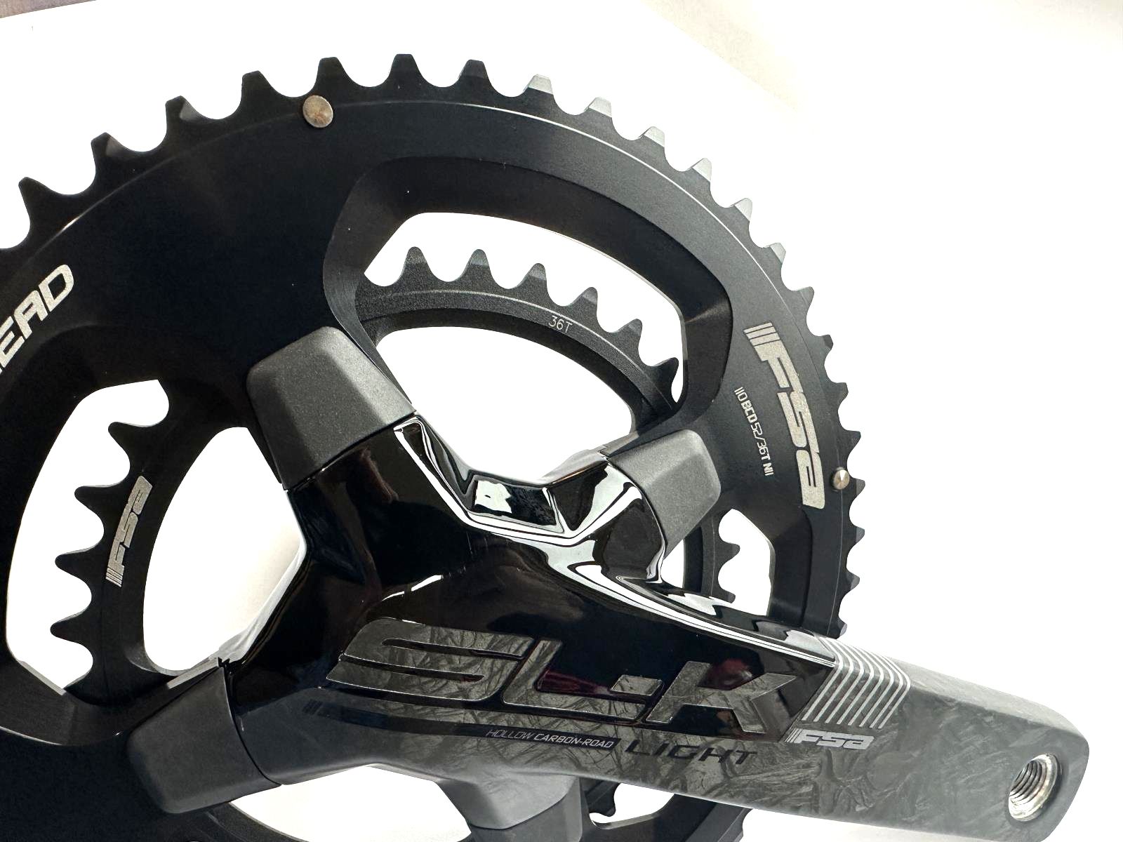 FSA SL-K Carbon BB386EVO Crankset Speed: 10-11, BCD: 110, 36/52, 30mm, – Random Bike Parts FSA SL-K Carbon BB386EVO Crankset Speed: 10-11, BCD: 110, 36/52, 30mm, – Random Bike Parts