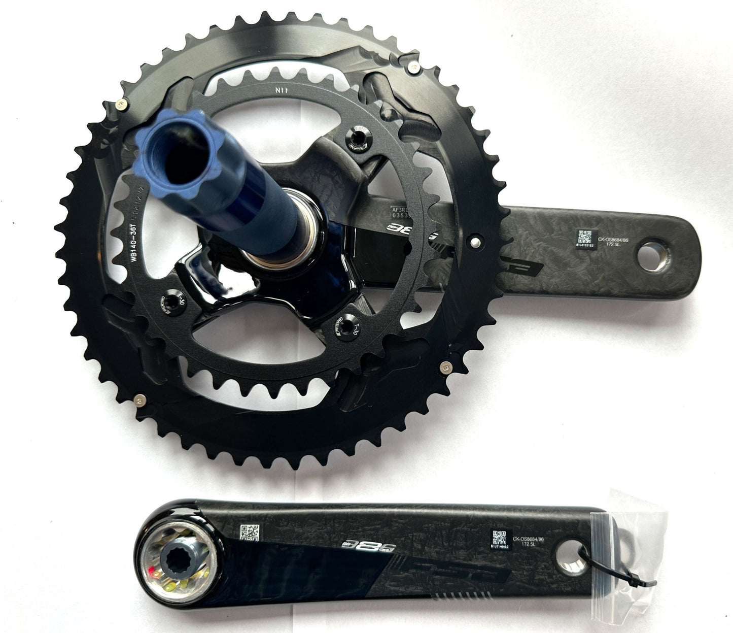 FSA SL-K BB386EVO Carbon Crankset Speed: 11, 30mm, BCD: 110, 36/52, 172.5mm NEW - Random Bike Parts