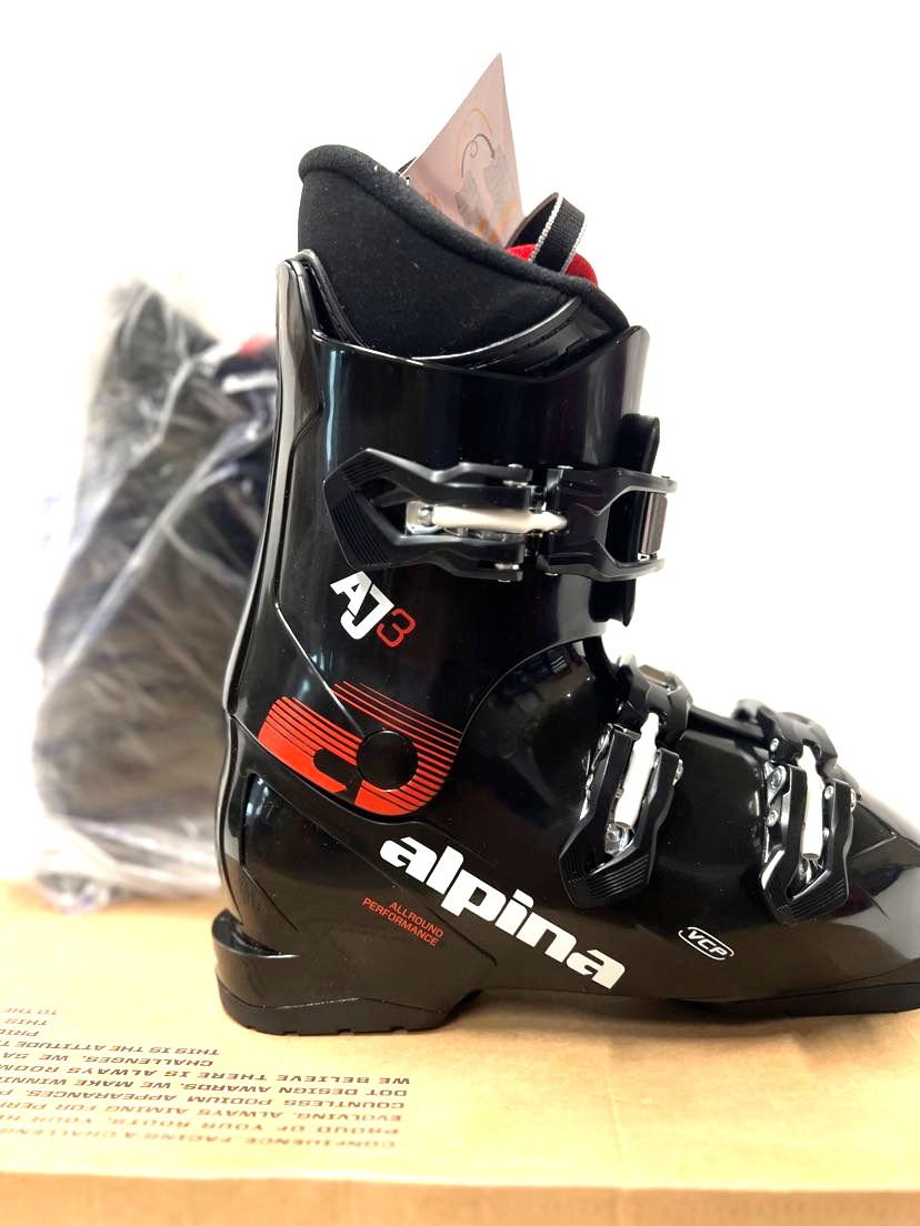 Alpina AJ3 Alpine Junior Ski Boot Size 5.5 Black NEW IN BOX