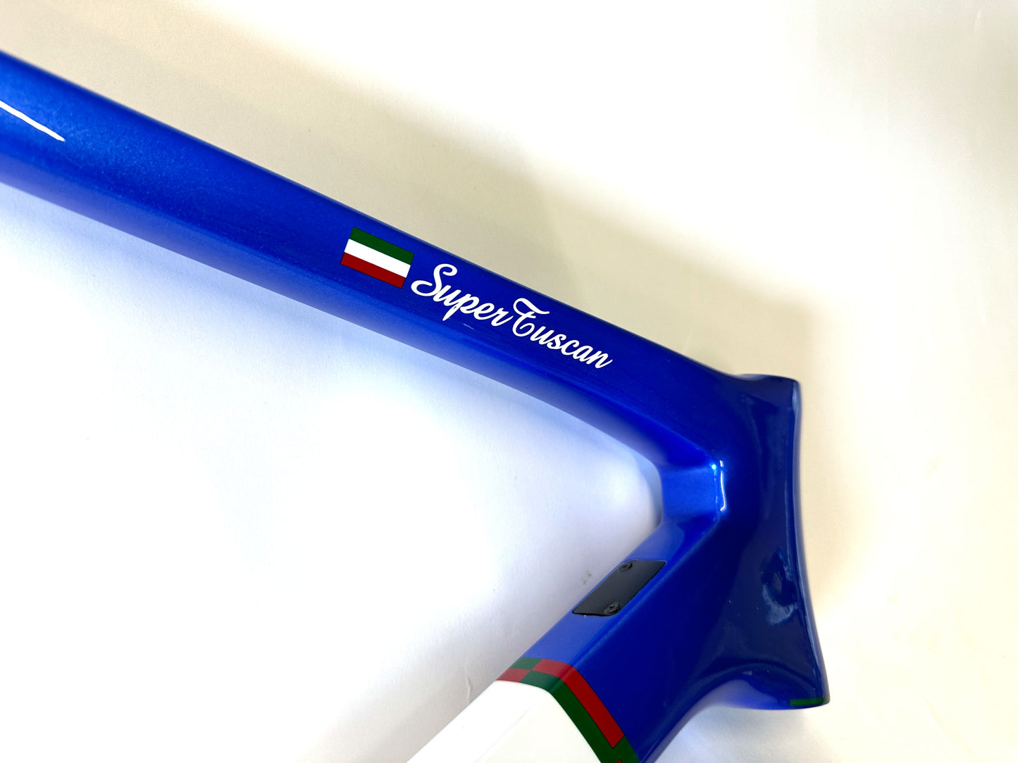 Framed 700c Super Tuscan Carbon Disc 54cm M Gravel Carbon BLUE Frame / Fork Blem