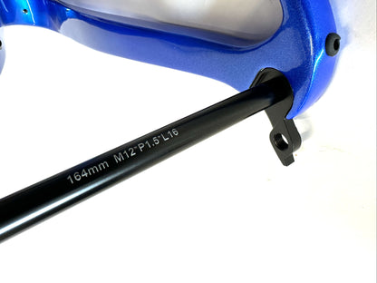 Framed 700c Super Tuscan Carbon Disc 54cm M Gravel Carbon BLUE Frame / Fork Blem