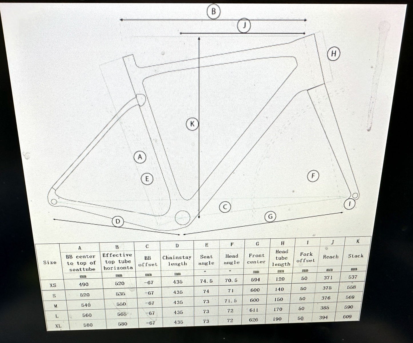 Framed 700c Super Tuscan Carbon Disc 54cm M Gravel Carbon BLUE Frame / Fork Blem
