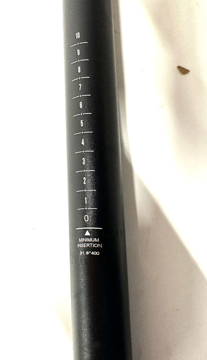 Lot of 3 FRAMED Lightweight Alloy MTB Road Bike Seatpost 31.6mm X 400mm Blk NEW