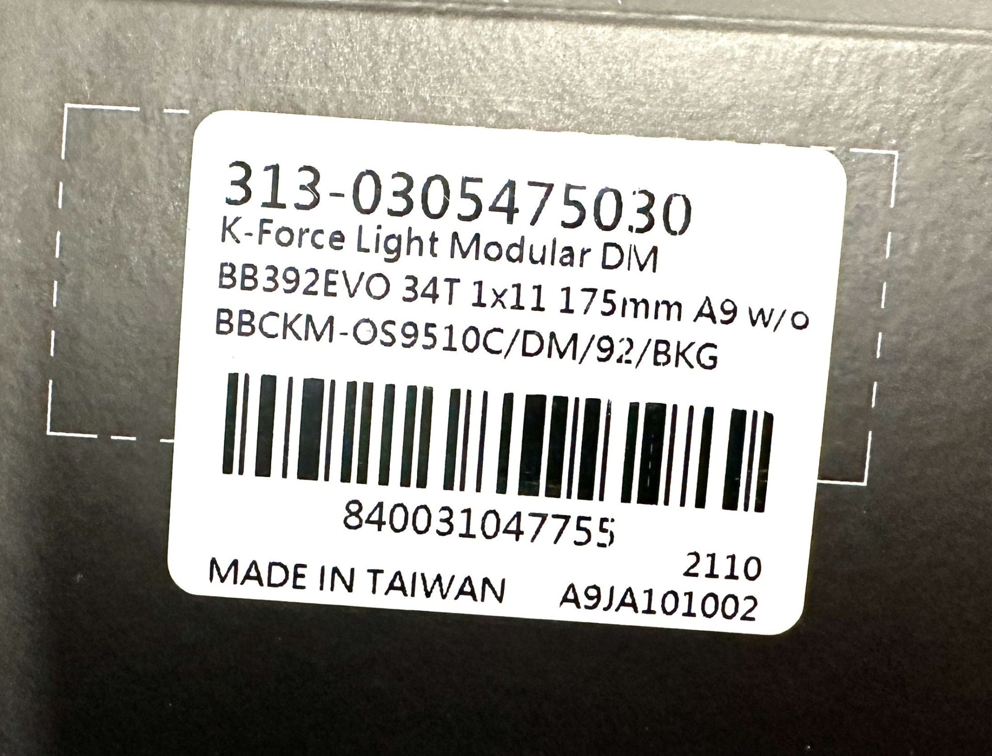 FSA K-Force Light Modular 1X 34 tooth BB392EVO 11spd Carbon Crankset 175mm NEW - Random Bike Parts