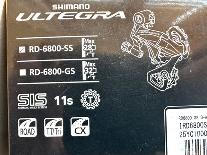 Shimano Ultegra RD-6800-SS 11-Speed Rear Derailleur Max 28 T New in Box